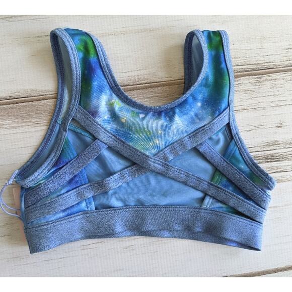 More than Magic Universe Print Sports Bra sz S New - Picture 2 of 3